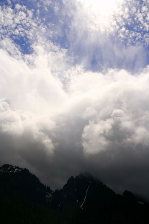 mt. rainier sky